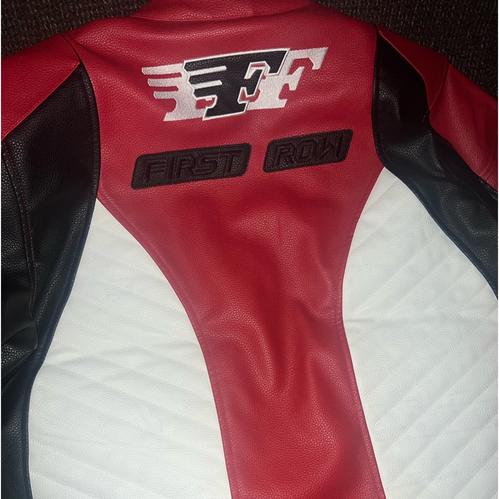 First Row Leather Racing Jacket - Picture 3 of 6